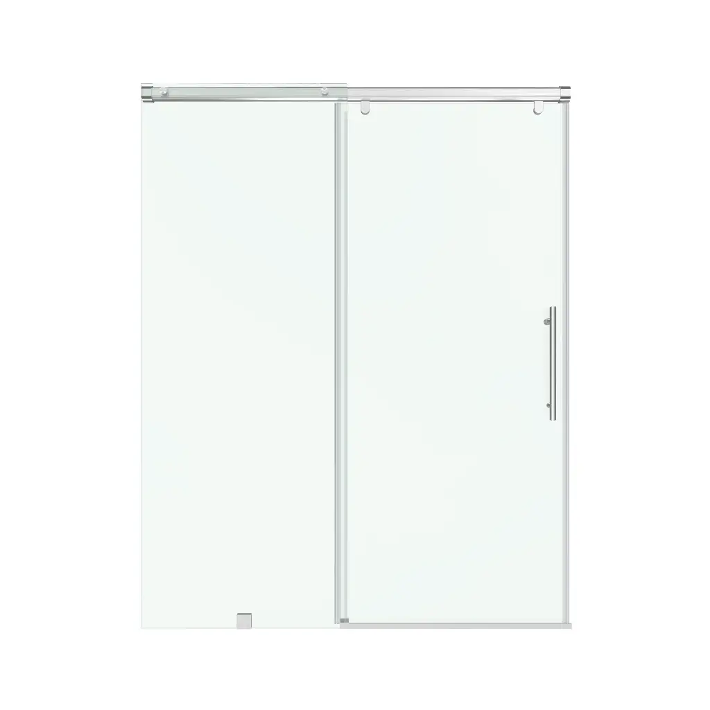 Soft-Closing Single Sliding Frameless Shower Door - SS12