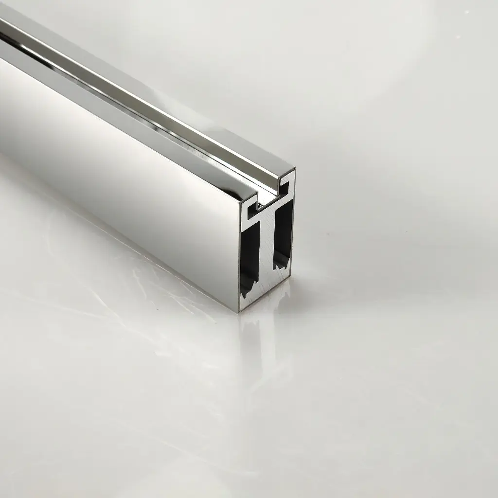 DS01 Guide Rail - Double Sliding Frameless Shower Door