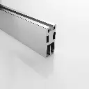 DS13 Guide Rail - Soft-Closing Double Sliding Frameless Shower Door