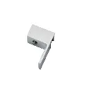 Wall to Glass 90° Left Hand Sleeve Over