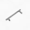 SH08 - Single Sided Round Pull Handle