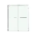 DS10 Glass Panel - Double Sliding Semi Frameless Shower Door