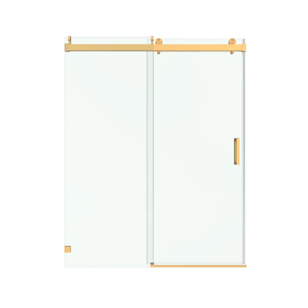 SS08 Glass Panel - Soft-Closing Single Sliding Frameless Shower Door