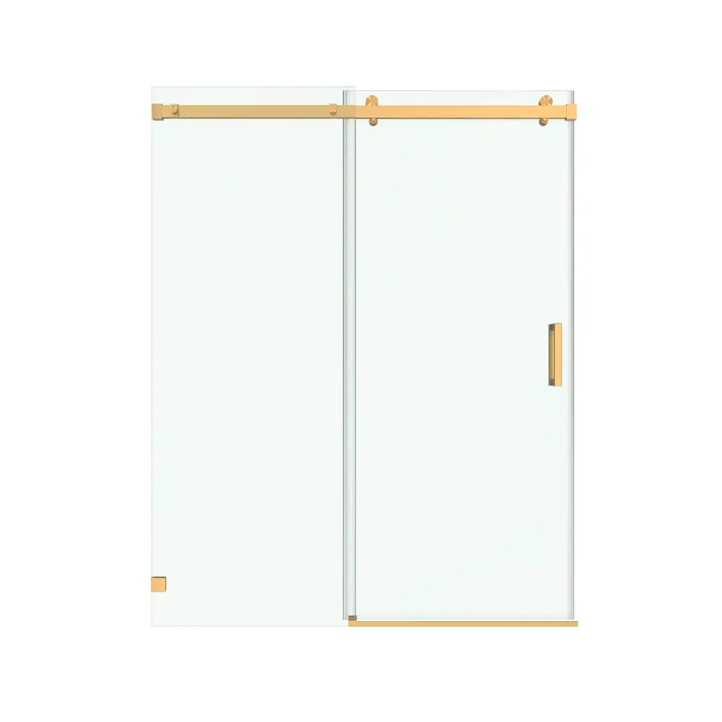 SS13 Glass Panel - Soft-Closing Frameless Single Sliding Shower Door