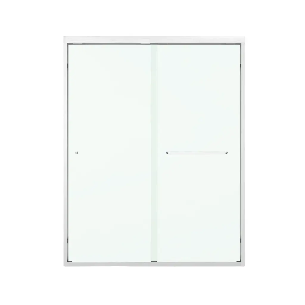 DS06H Glass Panel - Double Sliding Framed Shower Door