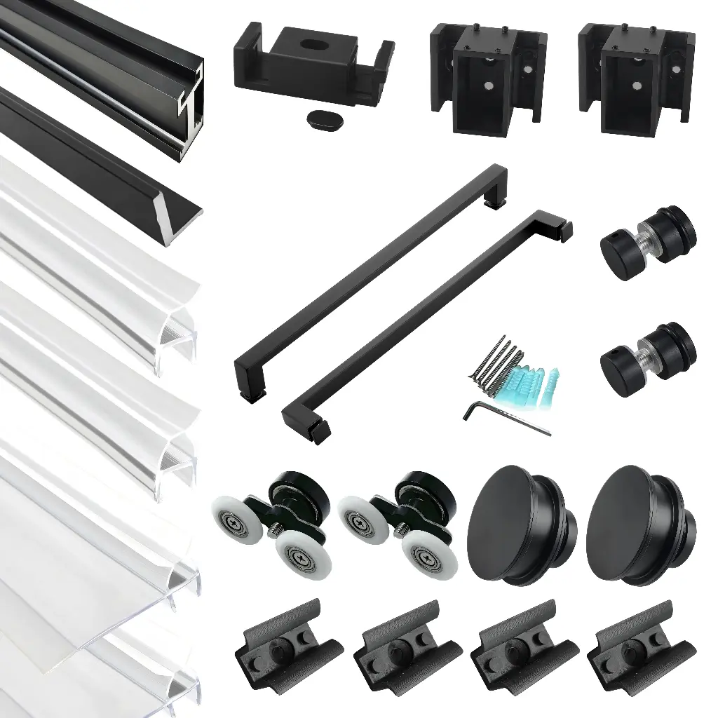 DS02 Hardware Kit - Double Sliding Frameless Shower Door