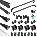 DS10 Hardware Kit - Double Sliding Semi Frameless Shower Door