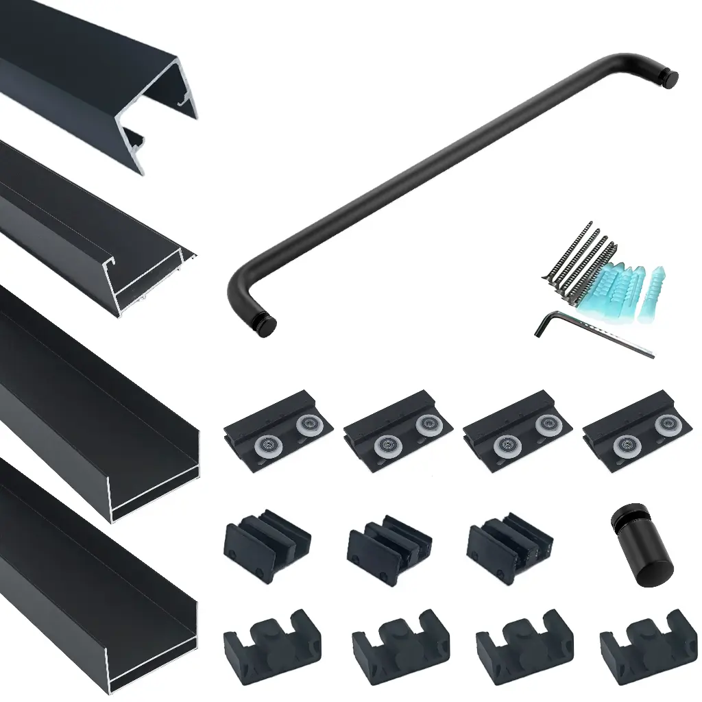 DS06H Hardware Kit - Double Sliding Framed Shower Door 