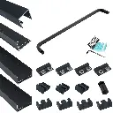 DS06H Hardware Kit - Double Sliding Framed Shower Door 