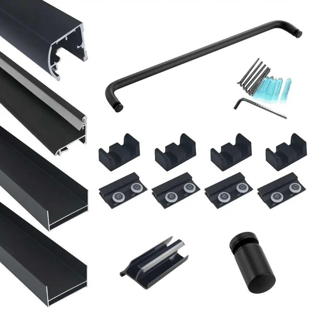 DS06S Hardware Kit - Double Sliding Framed Shower Door