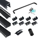 DS06S Hardware Kit - Double Sliding Framed Shower Door