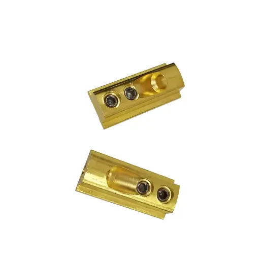 [P08-CNT-180-SB] Brass Wall Mounting Brackets