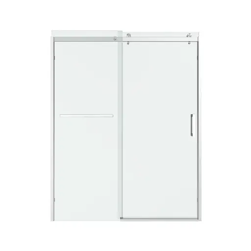 Single Sliding Semi Frameless Shower Door - SS13S